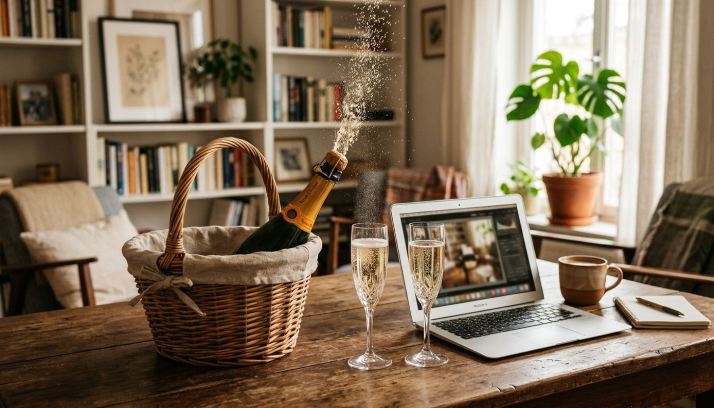 Du panier à la flûte : immersion dans le parcours d’achat du champagne sur internet